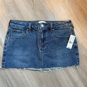 PacSun Blue Denim Mini Skirt